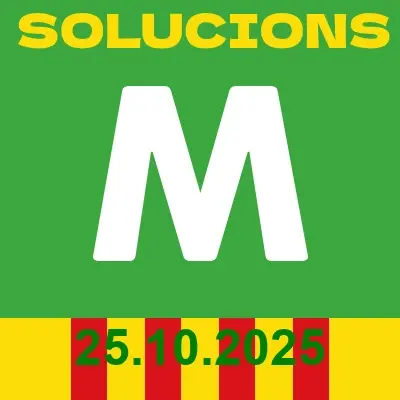 Solució El Mot de 25 de octubre de 2025