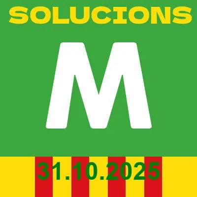 Solució El Mot de 31 de octubre de 2025