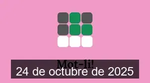 Solucions del Mot-li 24 de octubre de 2025