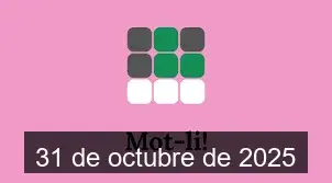 Solucions del Mot-li 31 de octubre de 2025