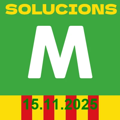 Solució El Mot de 15 de novembre de 2025
