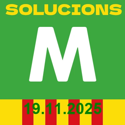 Solució El Mot de 19 de novembre de 2025
