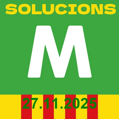 Solució El Mot de 27 de novembre de 2025