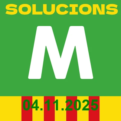 Solució El Mot de 4 de novembre de 2025