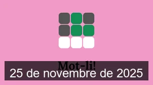 Solucions del Mot-li 25 de novembre de 2025