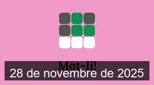 Solucions del Mot-li 28 de novembre de 2025