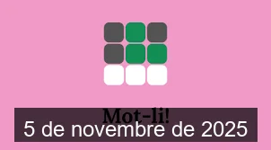 Solucions del Mot-li 5 de novembre de 2025