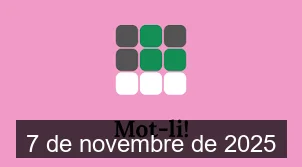 Solucions del Mot-li 7 de novembre de 2025