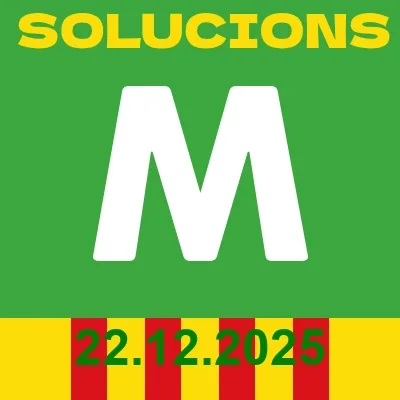 Solució El Mot de 22 de desembre de 2025