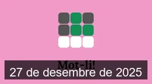 Solucions del Mot-li 27 de desembre de 2025