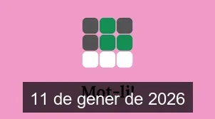 Solucions del Mot-li 11 de gener de 2026
