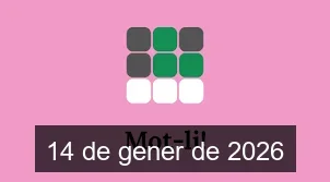 Solucions del Mot-li 14 de gener de 2026