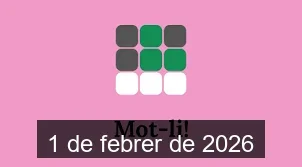 Solucions del Mot-li 1 de febrer de 2026