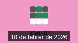 Solucions del Mot-li 18 de febrer de 2026