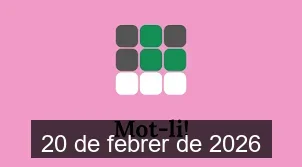 Solucions del Mot-li 20 de febrer de 2026