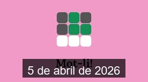 Solucions del Mot-li 5 de abril de 2026