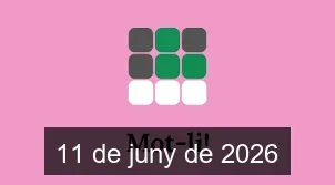 Solucions del Mot-li 11 de juny de 2026