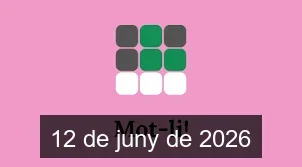 Solucions del Mot-li 12 de juny de 2026