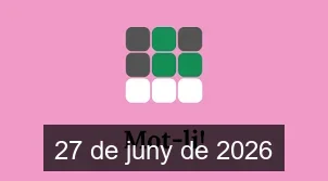 Solucions del Mot-li 27 de juny de 2026