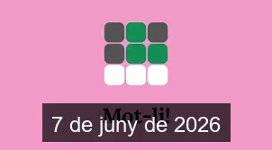 Solucions del Mot-li 7 de juny de 2026