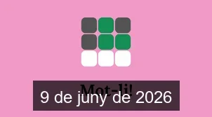 Solucions del Mot-li 9 de juny de 2026