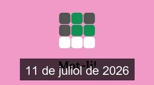 Solucions del Mot-li 11 de juliol de 2026
