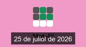 Solucions del Mot-li 25 de juliol de 2026
