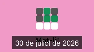 Solucions del Mot-li 30 de juliol de 2026