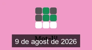 Solucions del Mot-li 9 de agost de 2026
