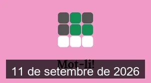 Solucions del Mot-li 11 de setembre de 2026