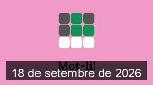 Solucions del Mot-li 18 de setembre de 2026