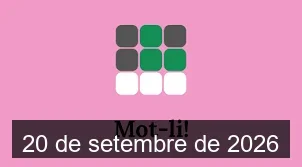 Solucions del Mot-li 20 de setembre de 2026