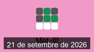 Solucions del Mot-li 21 de setembre de 2026