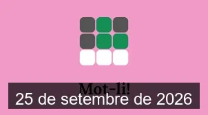 Solucions del Mot-li 25 de setembre de 2026