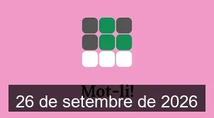 Solucions del Mot-li 26 de setembre de 2026