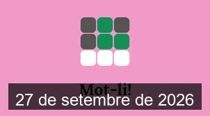 Solucions del Mot-li 27 de setembre de 2026