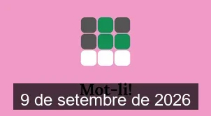 Solucions del Mot-li 9 de setembre de 2026