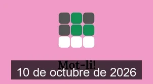 Solucions del Mot-li 10 de octubre de 2026