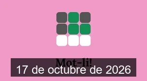 Solucions del Mot-li 17 de octubre de 2026