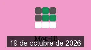Solucions del Mot-li 19 de octubre de 2026