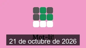 Solucions del Mot-li 21 de octubre de 2026