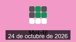 Solucions del Mot-li 24 de octubre de 2026