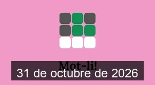 Solucions del Mot-li 31 de octubre de 2026