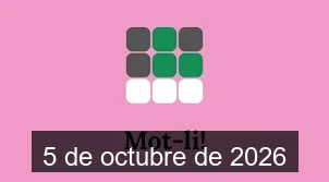 Solucions del Mot-li 5 de octubre de 2026