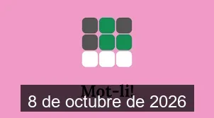 Solucions del Mot-li 8 de octubre de 2026
